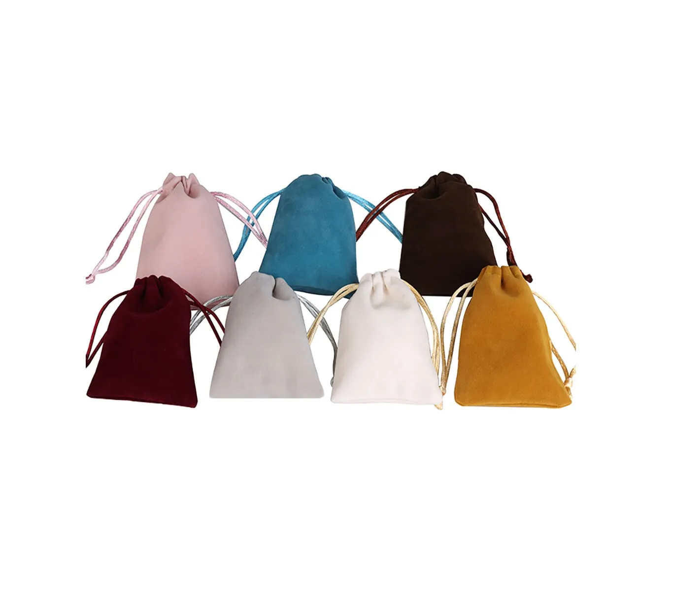 Velvet Drawstring Pouches - Extra Small