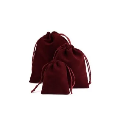 Velvet Drawstring Pouches - Extra Small