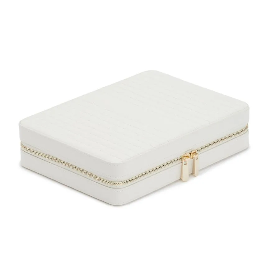Wolf Maria Large Jewelry Zip Case - Ivory
