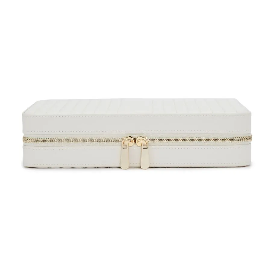 Wolf Maria Large Jewelry Zip Case - Ivory