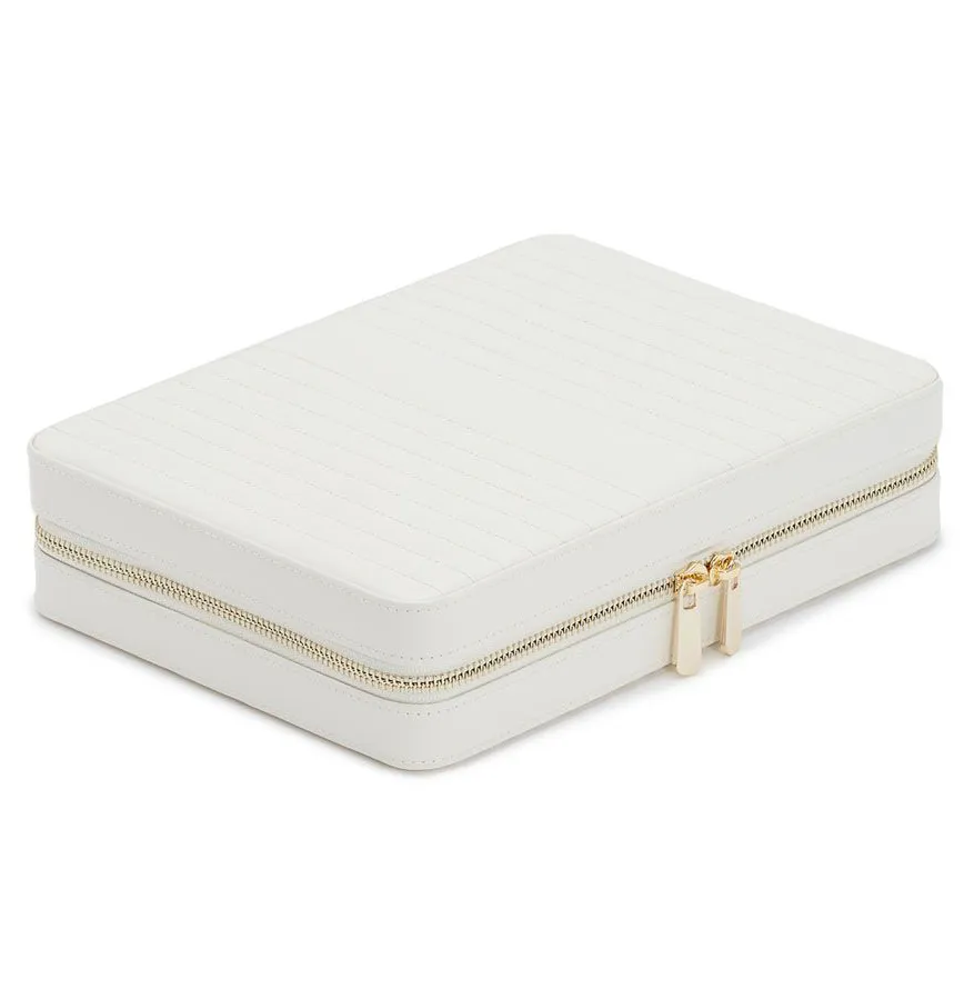 WOLF Maria Large Zip Case in White