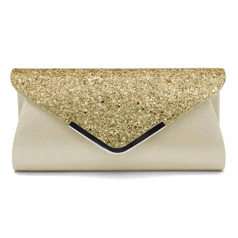 Women Exquisite Evening Bag Party Banquet Glitter Purse Lady Elegant Wedding Clutches Handbag Female Cocktail Chain Shoulder Bag